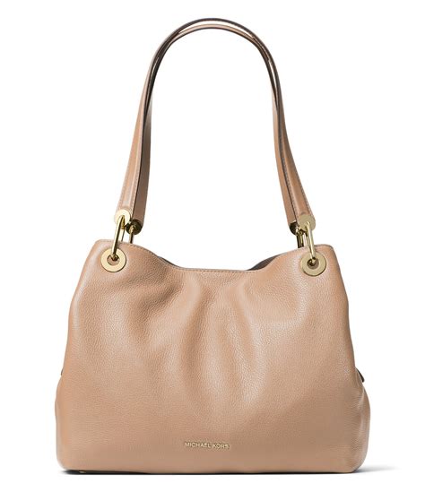 michael kors raven pebbled shoulder bag|Michael Kors shoulder bag.